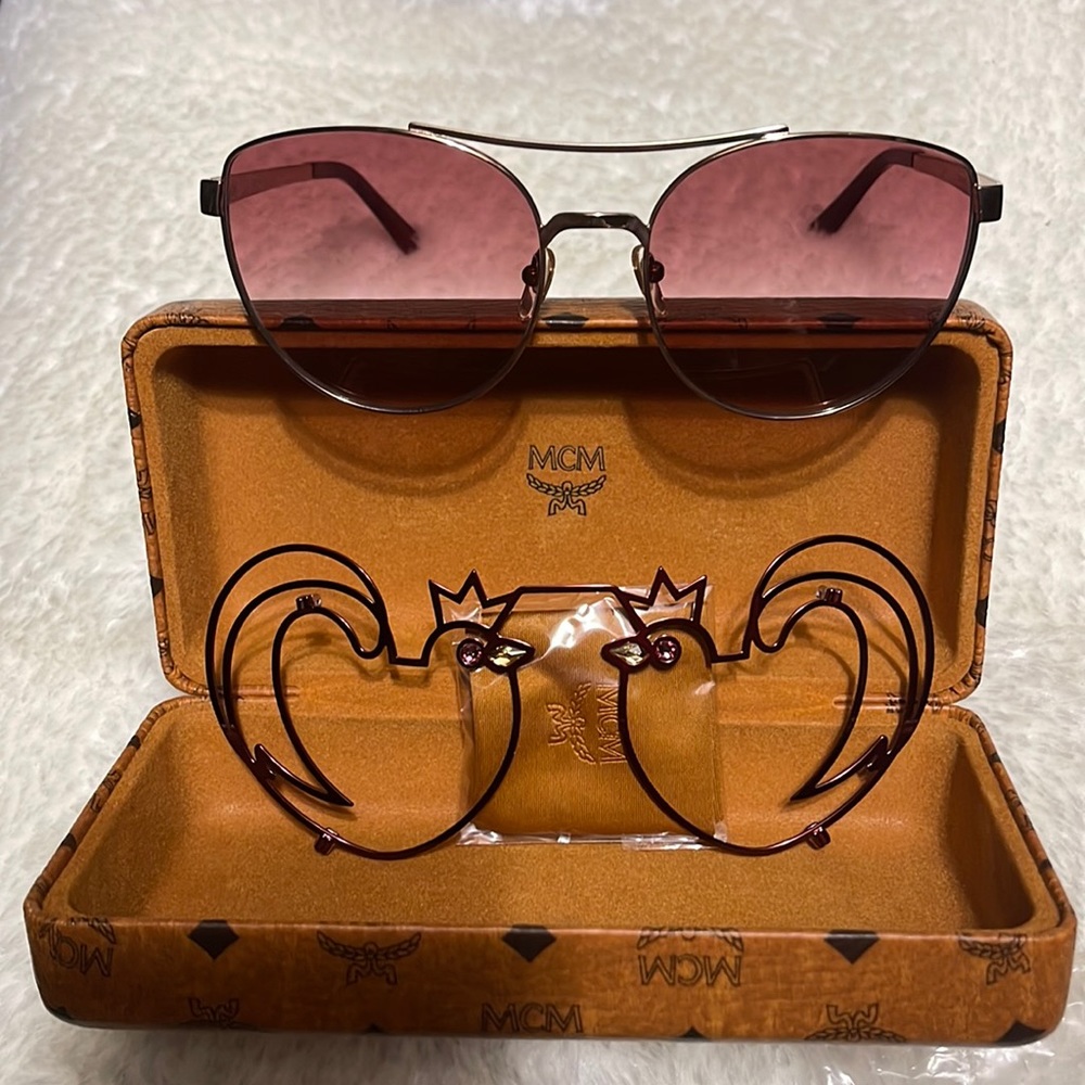 MCM Sunglasses Women's MCM118S 780 Rose Gold